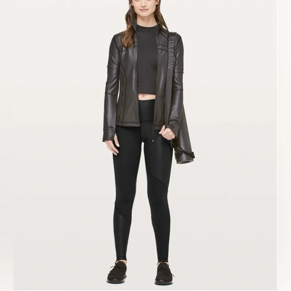 Lululemon Wunder Under Pant Cire Wrap Leggings | Black | Size 8